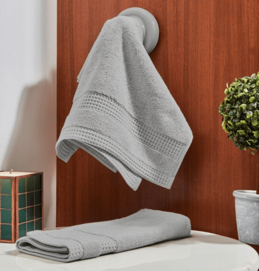 Manufacturer, Exporter, Importer, Supplier, Wholesaler, Retailer, Trader of Ecosoft Grey Hand Towel in New Delhi, Delhi, India.