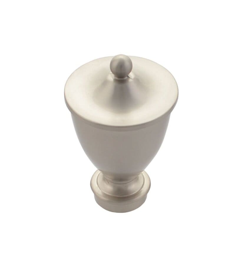 Manufacturer, Exporter, Importer, Supplier, Wholesaler, Retailer, Trader of Finial New URN Satin Silver -2N in New Delhi, Delhi, India.