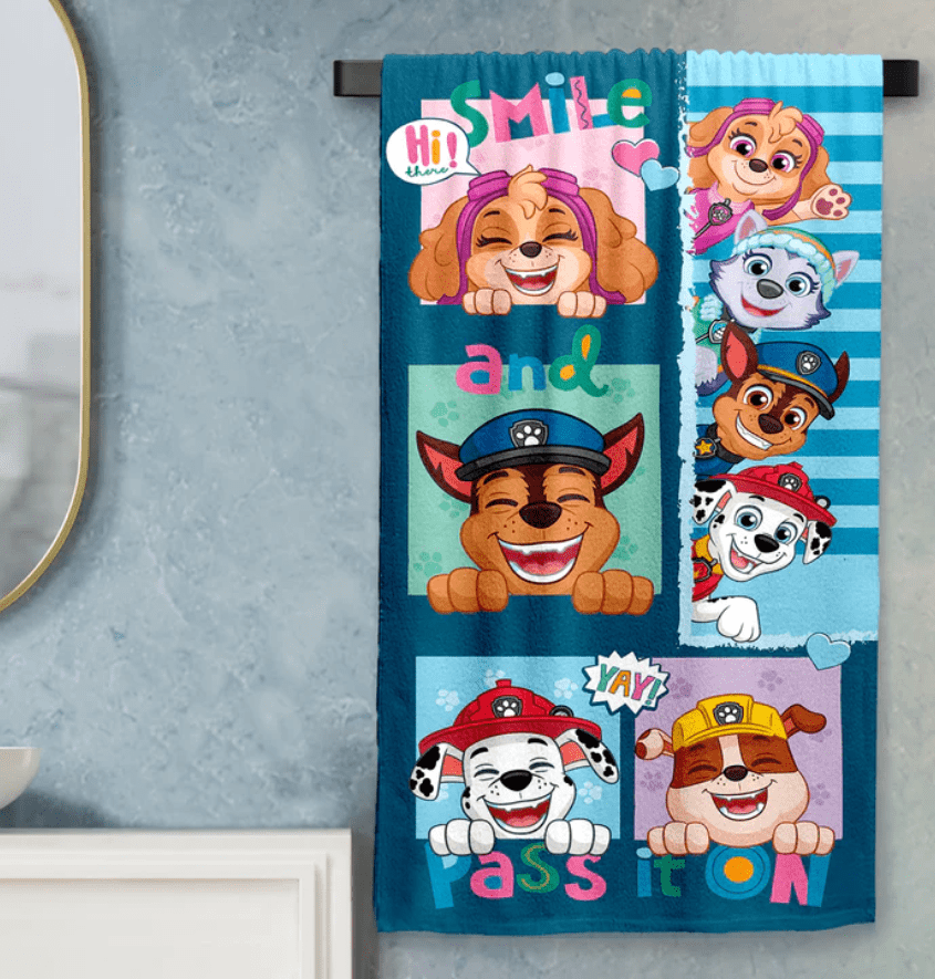 Manufacturer, Exporter, Importer, Supplier, Wholesaler, Retailer, Trader of Paw Patrol Kids Bath Towel in New Delhi, Delhi, India.